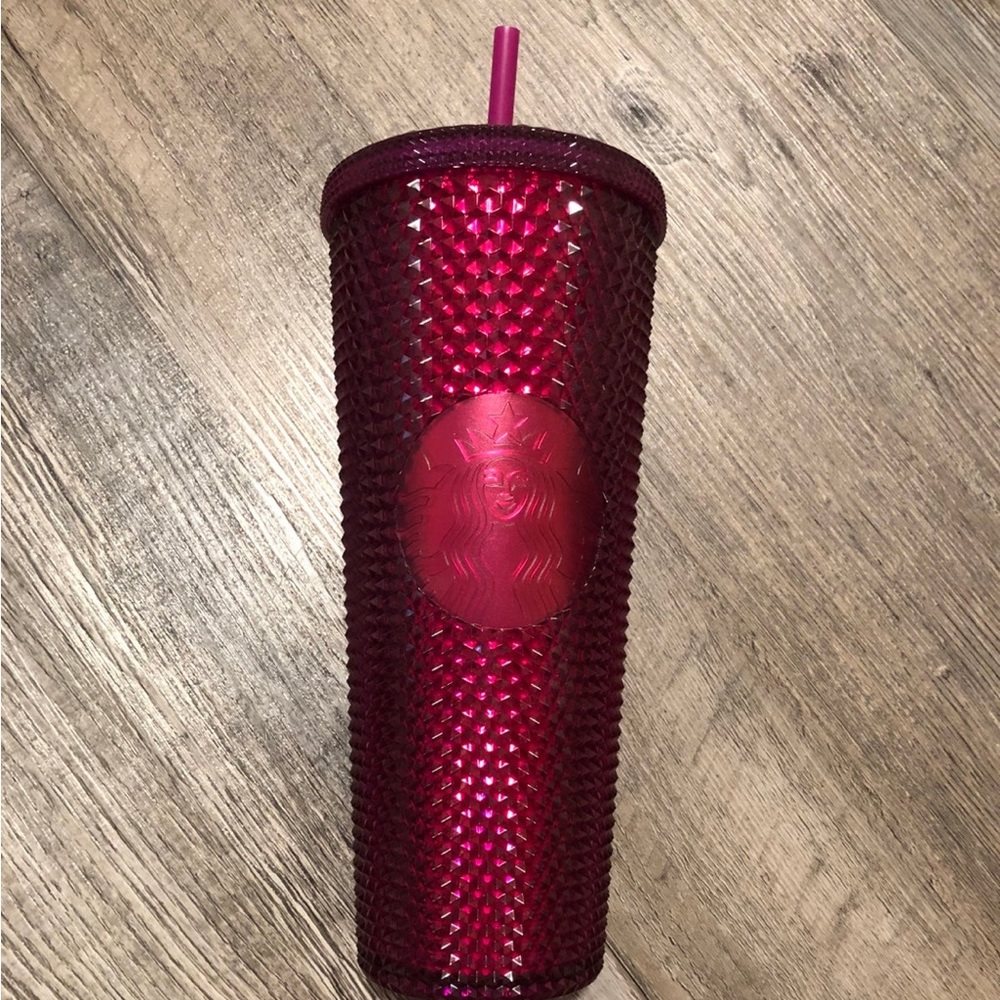Starbucks studded berry tumbler